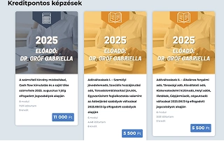 kreditpontos oktatasok